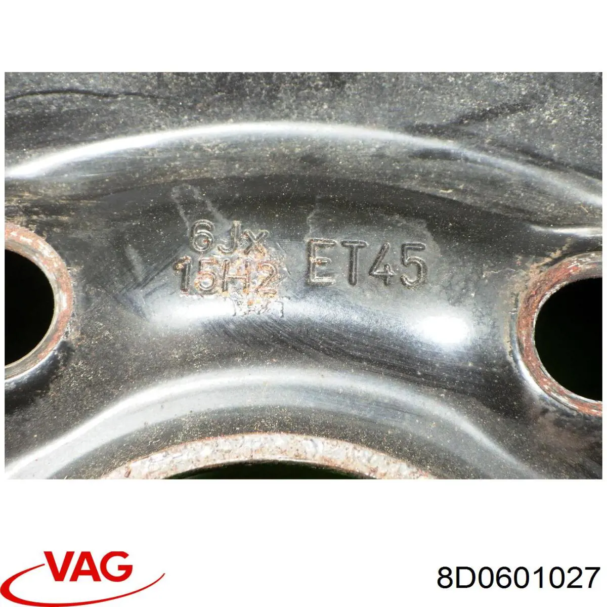 Compre 8D0601027 VAG Discos de roda de aço (estampados)