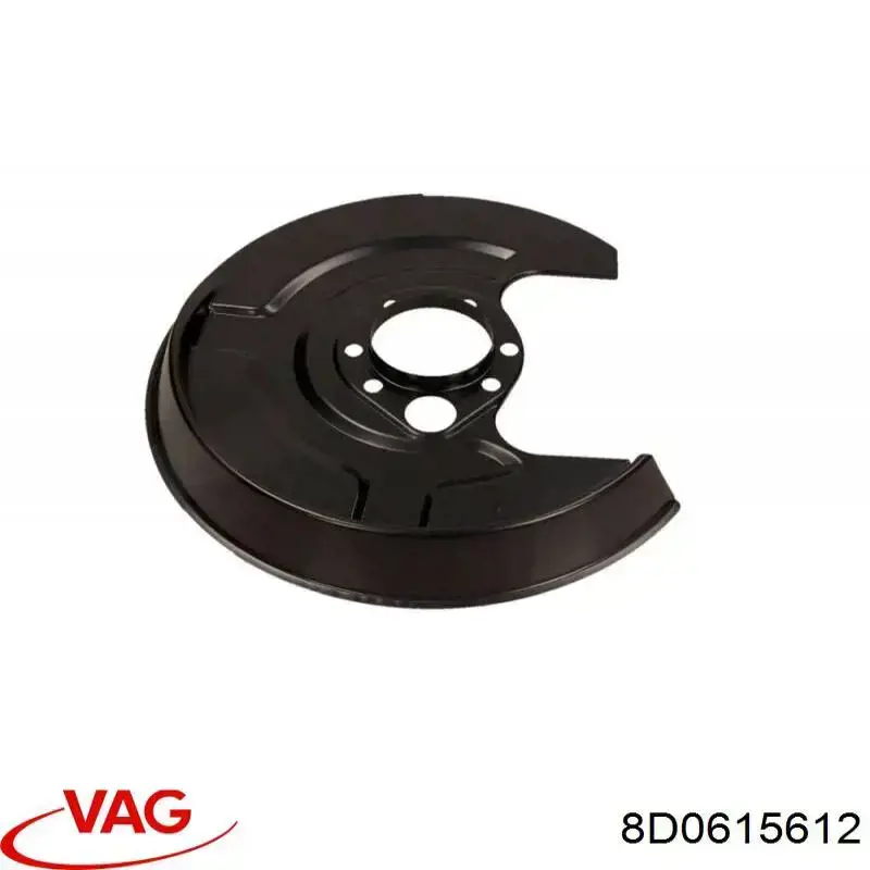 Compre 8D0615612 VAG Proteção direita do freio de disco traseiro