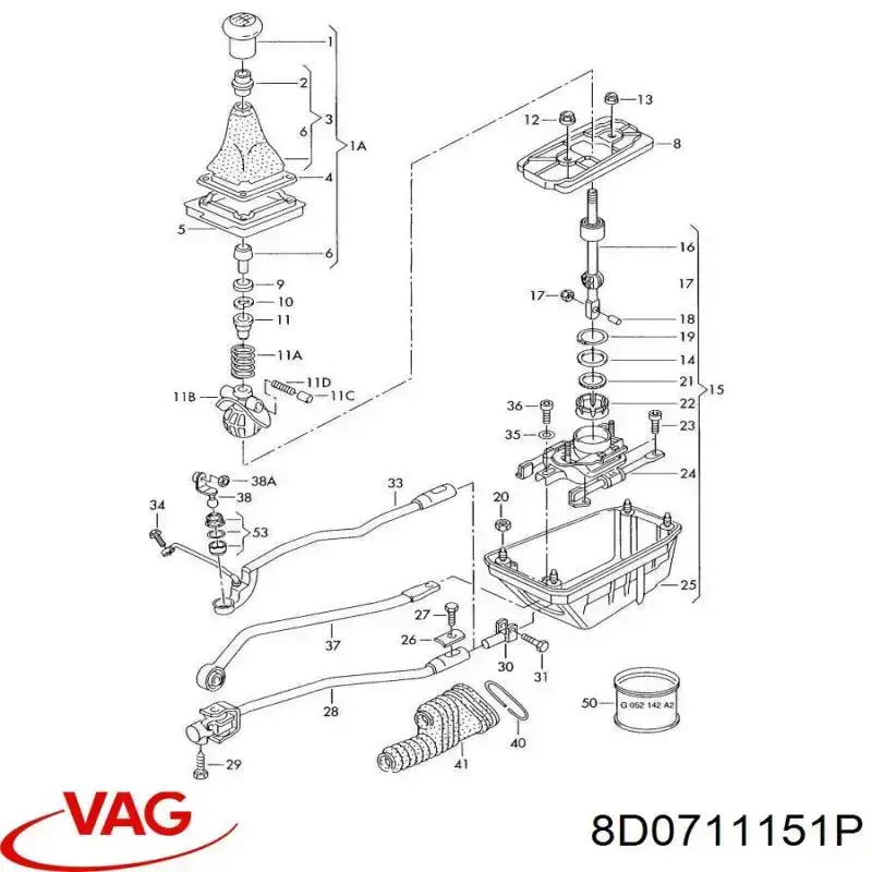 8D0711151P VAG 