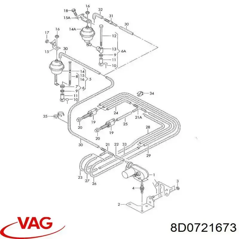  VAG 8D0721673 preço, a partir de 23,94 USD