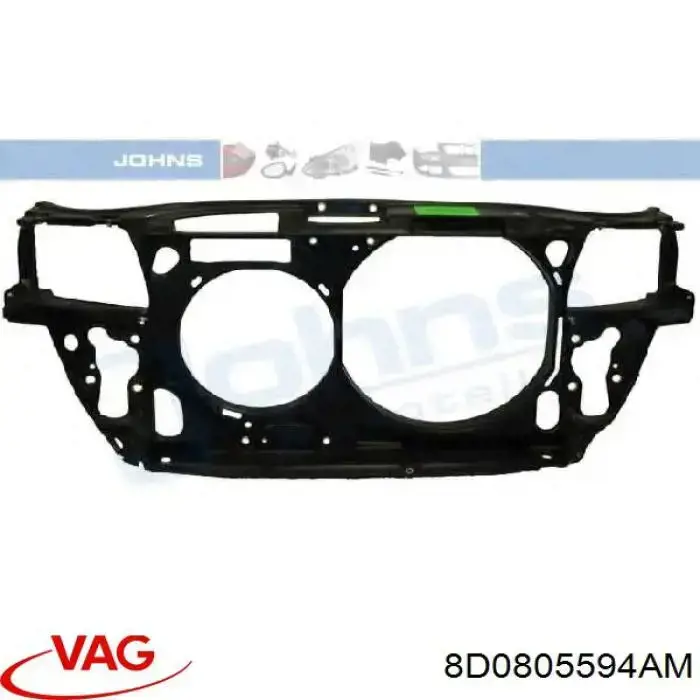 Suporte do radiador montado (painel de montagem de fixação das luzes) VAG 8D0805594AM preço, a partir de 230,99 USD