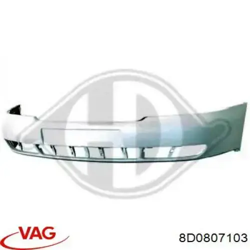 8D0807103 VAG Pára-choque dianteiro
