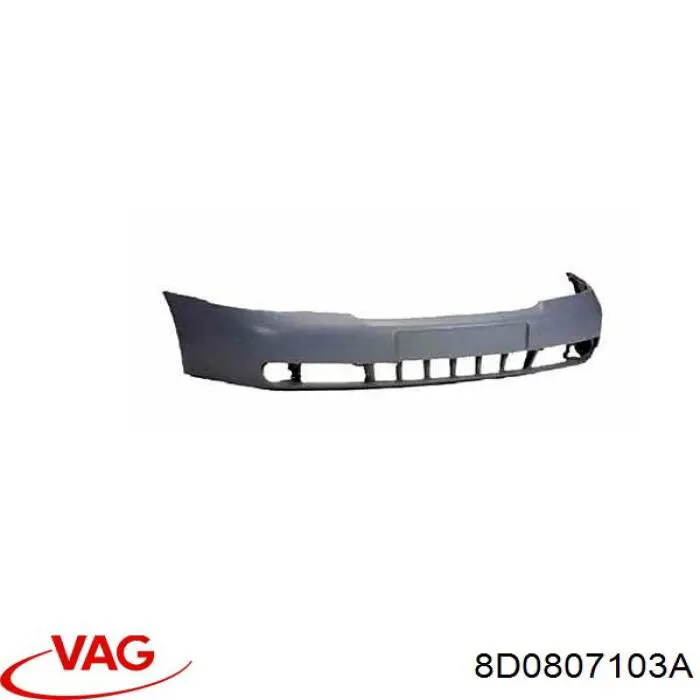 Pára-choque dianteiro VAG 8D0807103A preço, a partir de 532,47 USD
