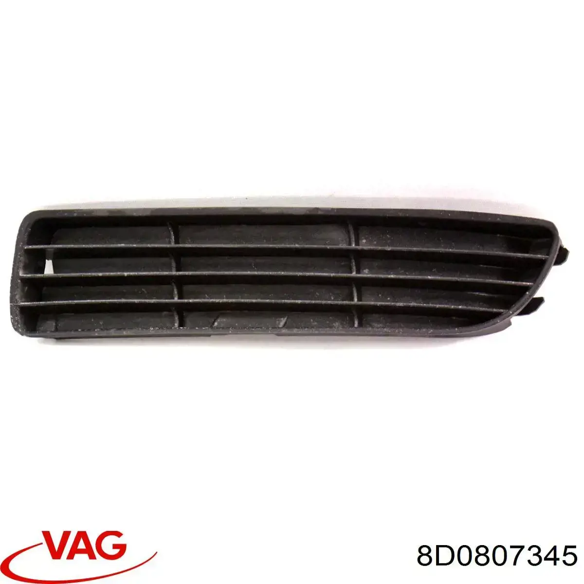 8D0807345 VAG Grelha esquerda do pára-choque dianteiro