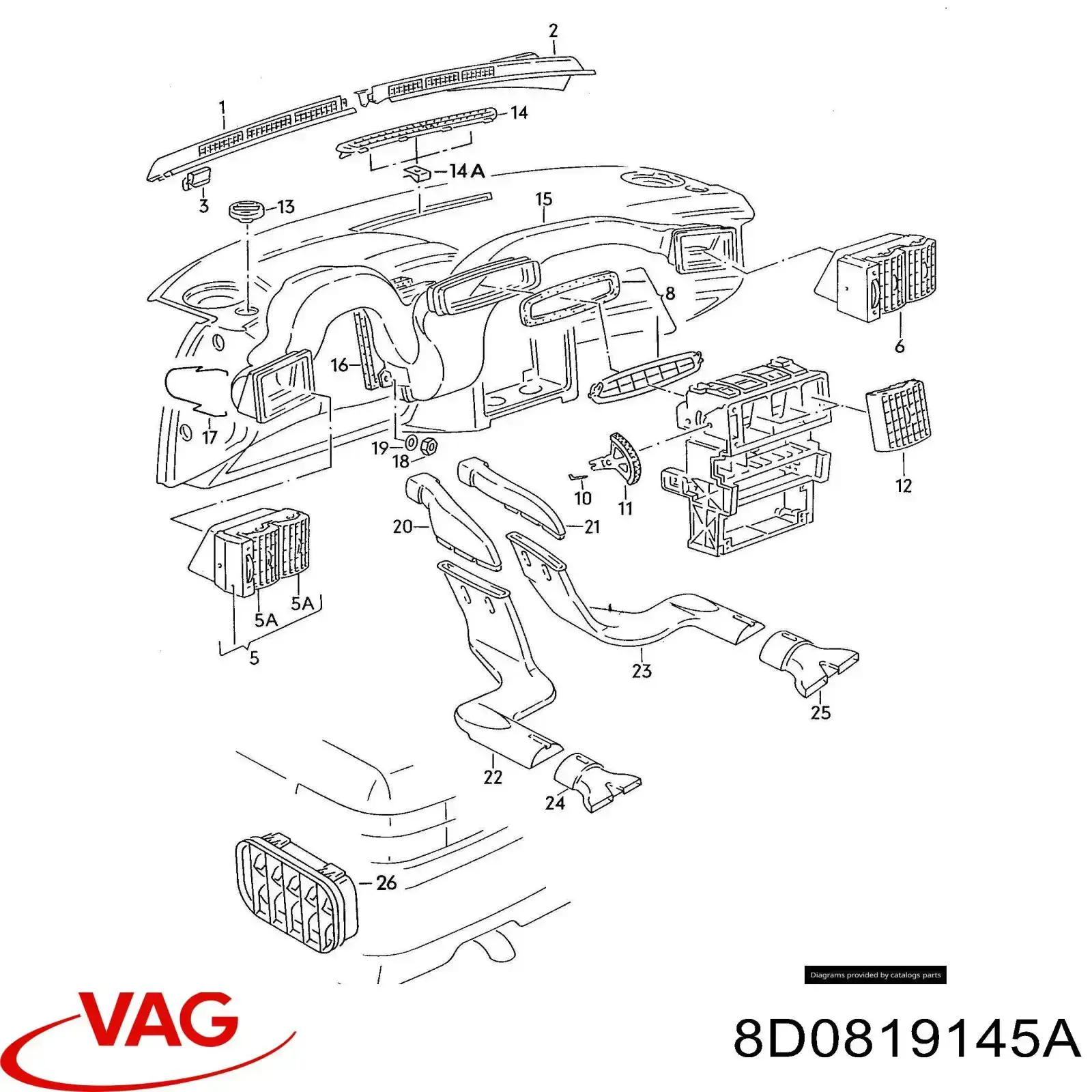 8D0819145A VAG 