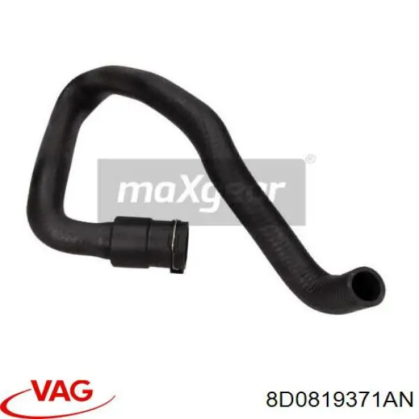 8D0819371AN VAG Mangueira do radiador de aquecedor (de forno), dupla