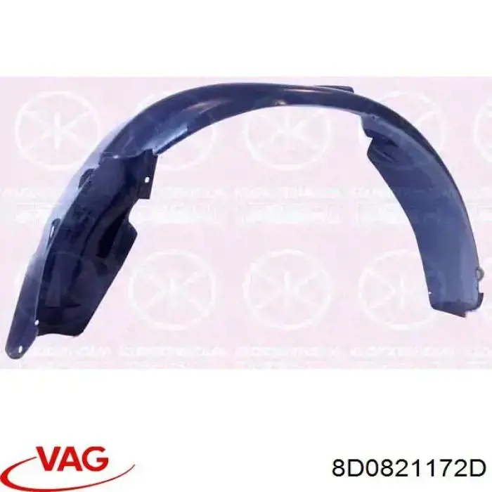 Guarda-barras direito do pára-lama dianteiro VAG 8D0821172D preço, a partir de 24,31 USD
