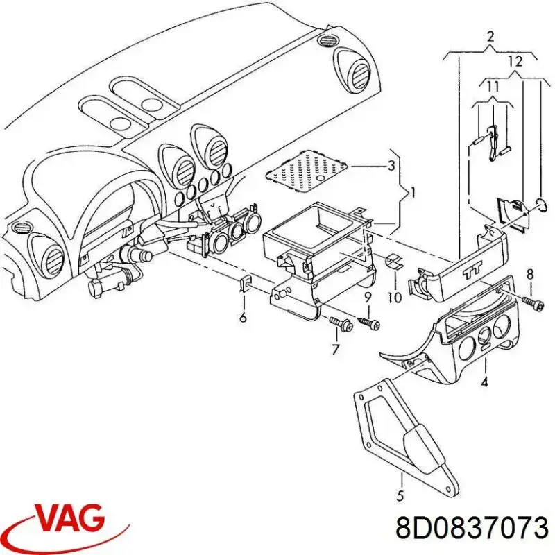 8D0837073 VAG 