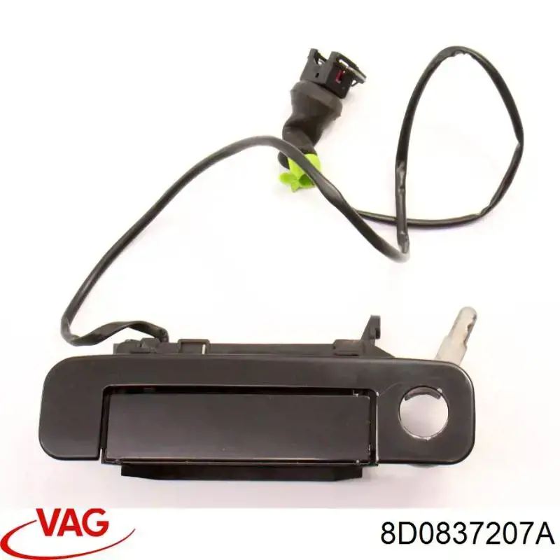 Maçaneta dianteira esquerda externa da porta VAG 8D0837207A preço, a partir de 37,52 USD