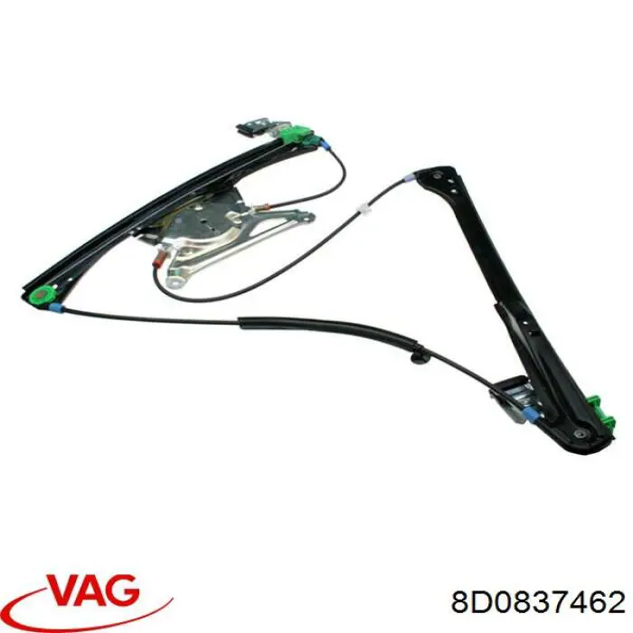 Mecanismo de acionamento de vidro da porta dianteira direita VAG 8D0837462 preço, a partir de 52,65 USD