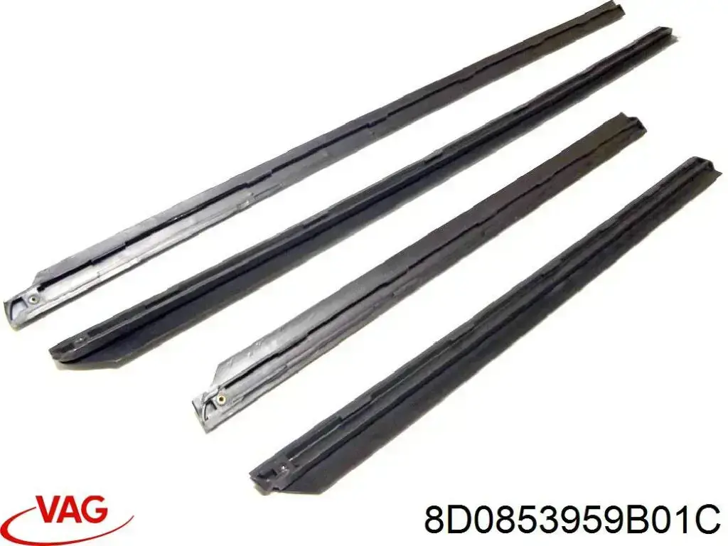 Moldura da porta dianteira esquerda inferior VAG 8D0853959B01C preço, a partir de 150,37 USD