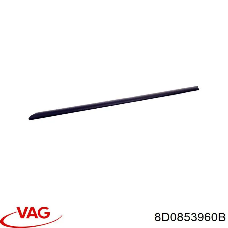 Moldura da porta dianteira direita inferior VAG 8D0853960B01C preço, a partir de 106,43 USD