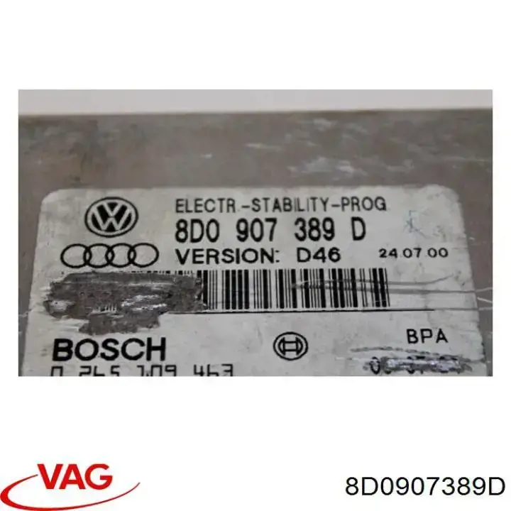 Unidade de controlo ESP VAG 8D0907389D preço, a partir de 103,18 USD