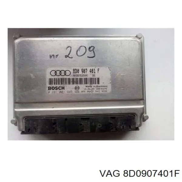8D0907401F VAG Módulo de direção (Centralina eletrônica) de motor