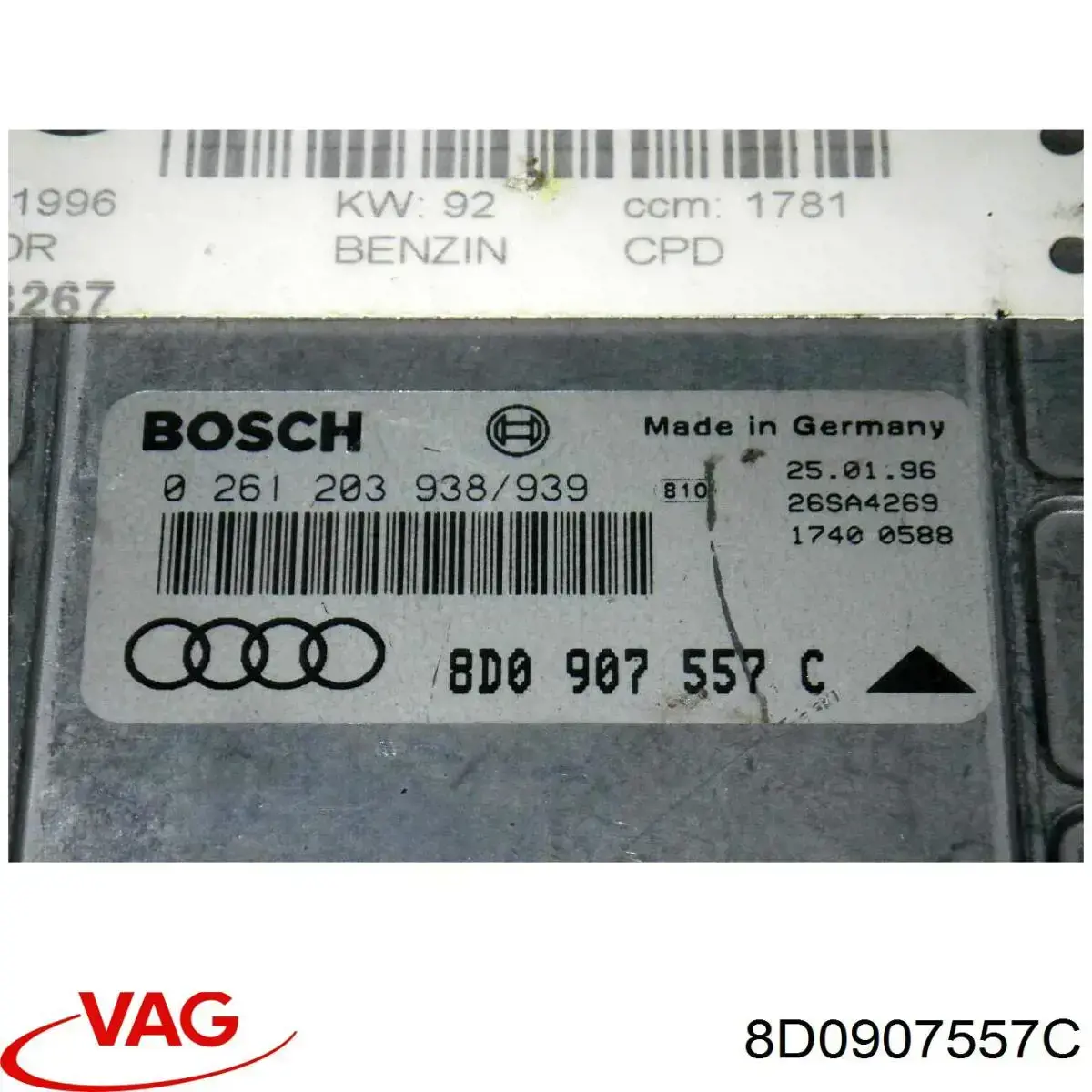 Módulo de direção (Centralina eletrônica) de motor VAG 8D0907557C preço, a partir de 62,99 USD