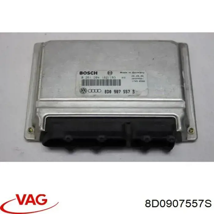 8D0907557S VAG Módulo de direção (Centralina eletrônica) de motor