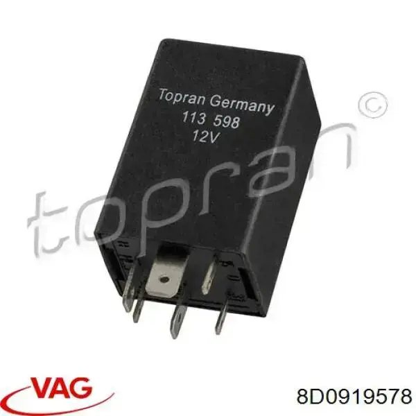 Compre 8D0919578 VAG Relê de aparelho de ar condicionado