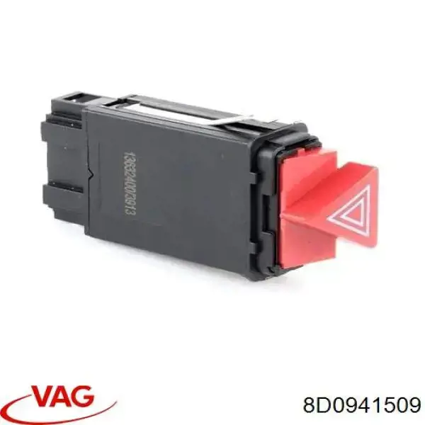 8D0941509 VAG Botão de ativação do sinal de emergência