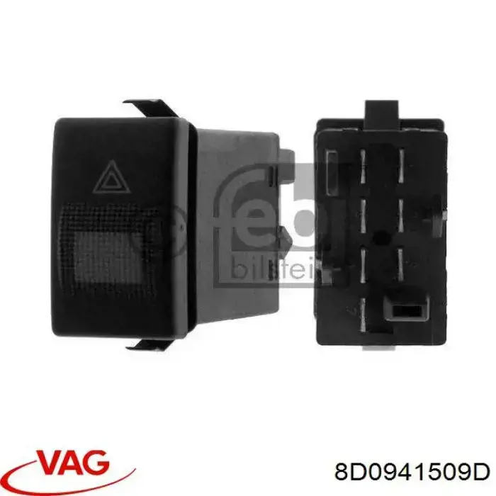 Botão de ativação do sinal de emergência VAG 8D0941509D preço, a partir de 39,23 USD