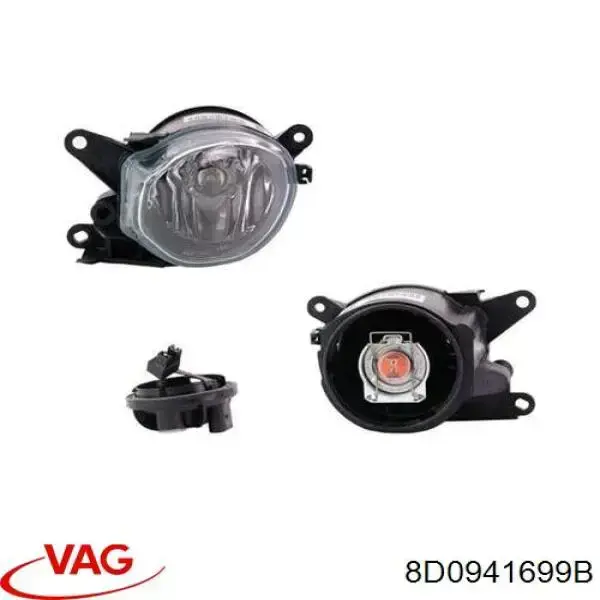 Luzes de nevoeiro esquerdas VAG 8D0941699B preço, a partir de 46,05 USD