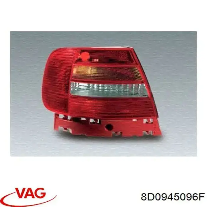 8D0945096F VAG Lanterna traseira direita