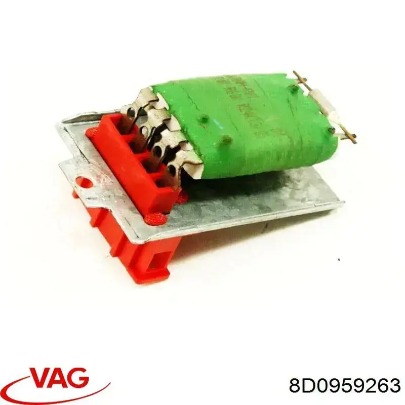 Compre 8D0959263 VAG Resistor (resistência) de ventilador de forno (de aquecedor de salão)