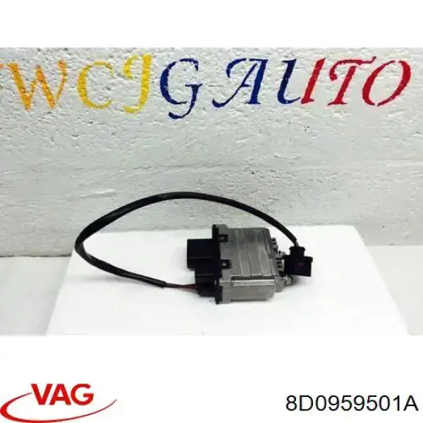 8D0959501A VAG Regulador de revoluções de ventilador de esfriamento (unidade de controlo)