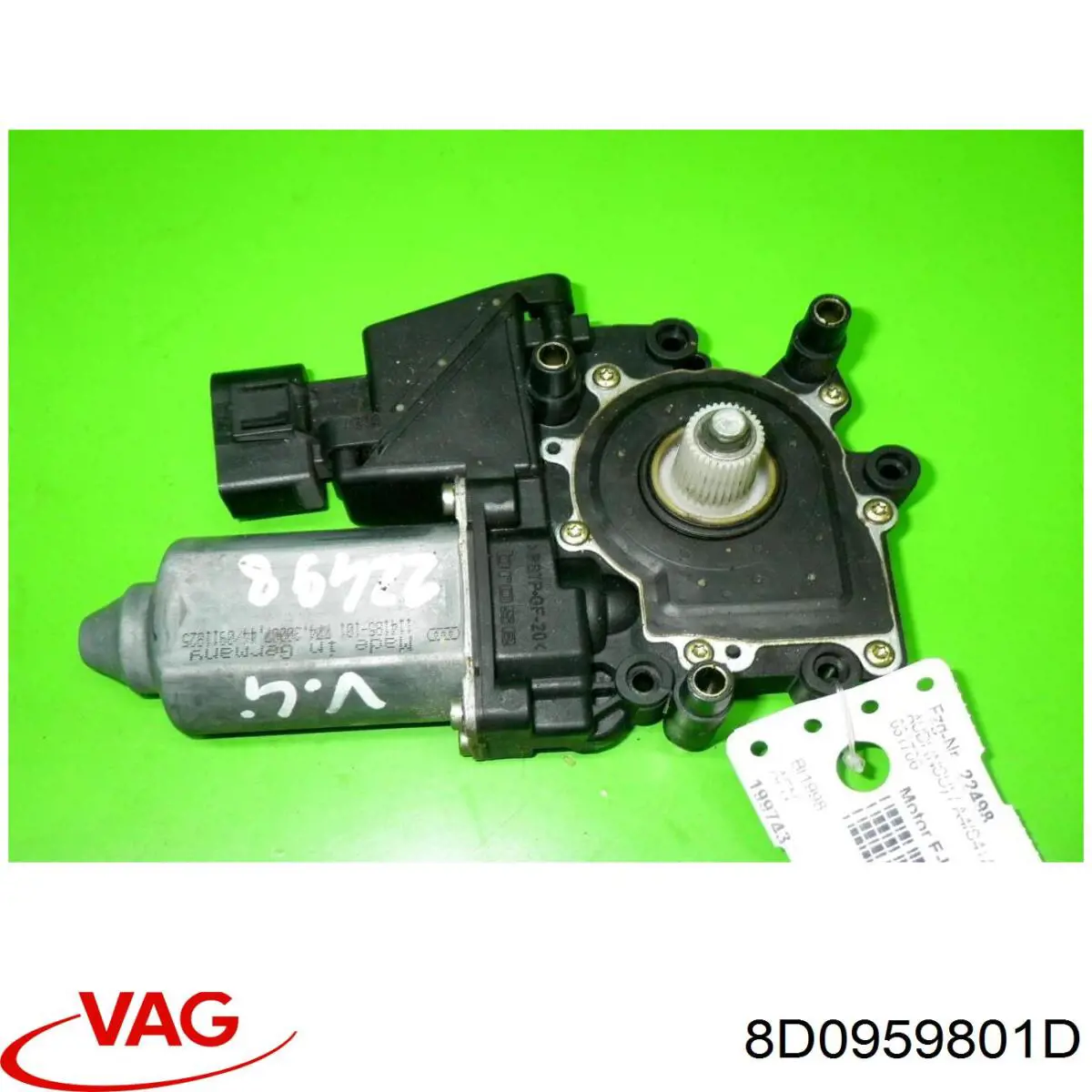 Motor de acionamento de vidro da porta dianteira esquerda VAG 8D0959801D preço, a partir de 56,28 USD