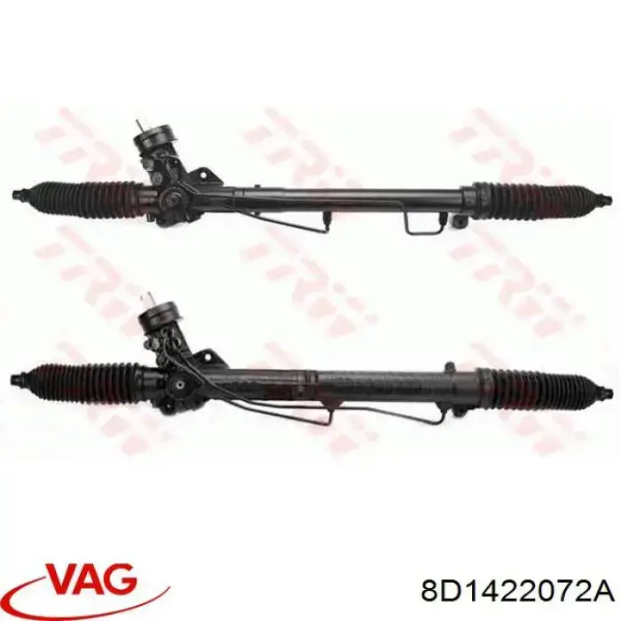 8D1422072A VAG Cremalheira da direção