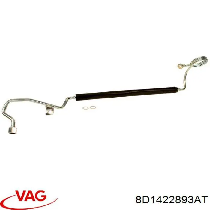 Mangueira da Direção hidrâulica assistida de pressão alta desde a bomba até a régua (do mecanismo) VAG 8D1422893AT preço, a partir de 175,60 USD
