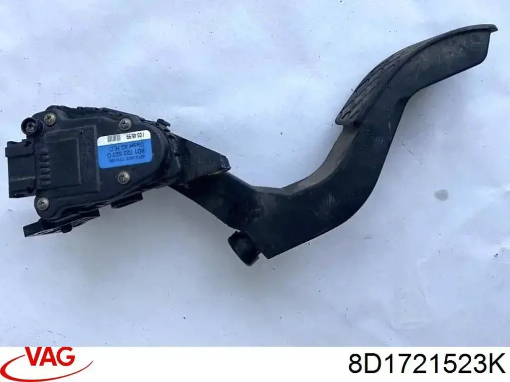 Pedal de gás (de acelerador) VAG 8D1721523K preço, a partir de 54,48 USD