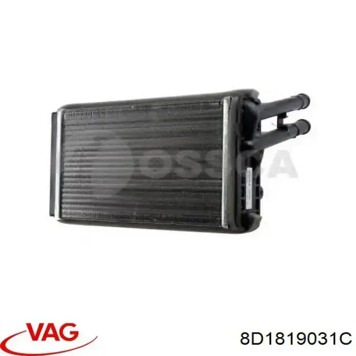 Radiador de forno (de aquecedor) VAG 8D1819031C preço, a partir de 28,56 USD