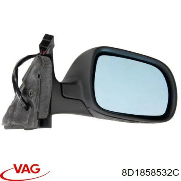 Espelho de retrovisão direito VAG 8D1858532C preço, a partir de 69,33 USD