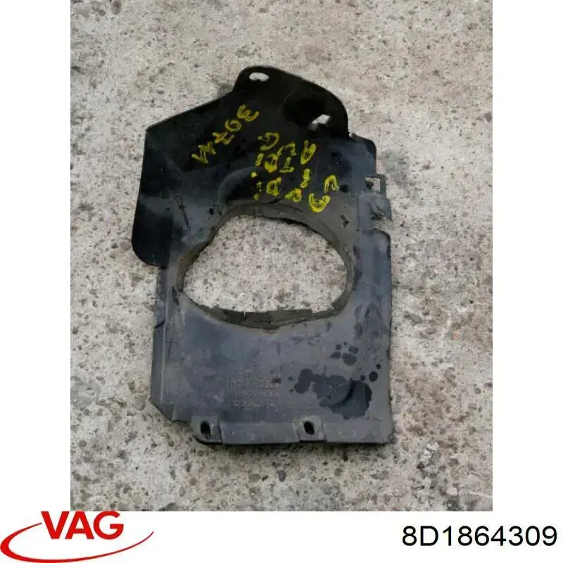 Compre 8D1864309 VAG Proteção de motor esquerdo