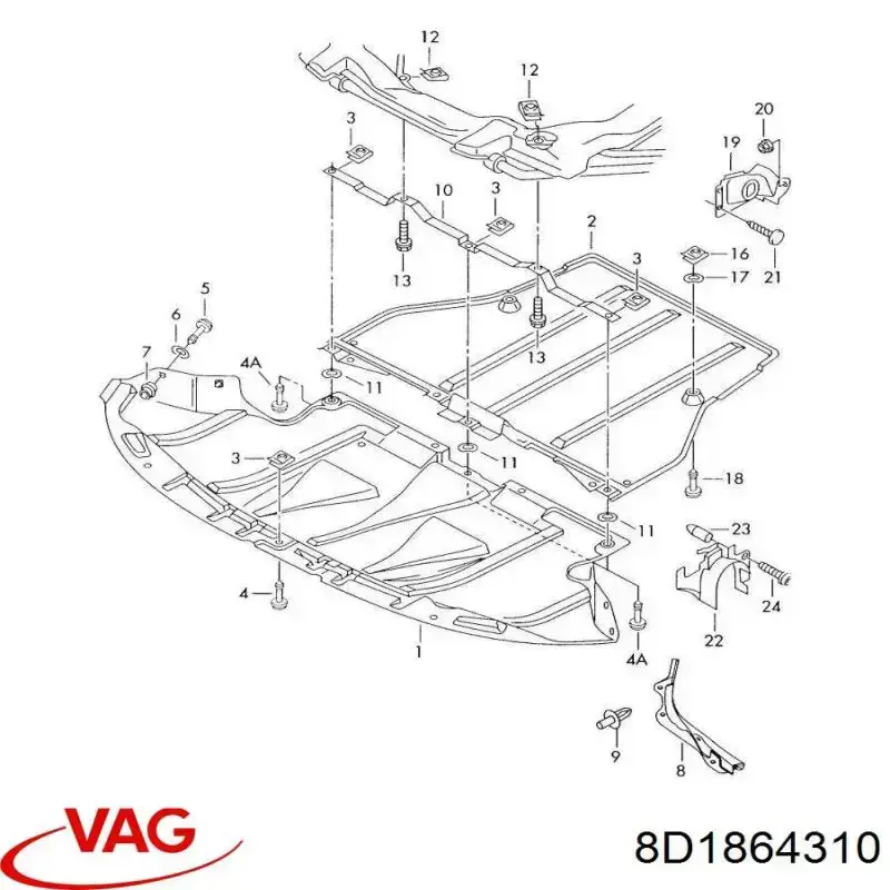 VAG 8D1864310 preço, a partir de 31,38 USD