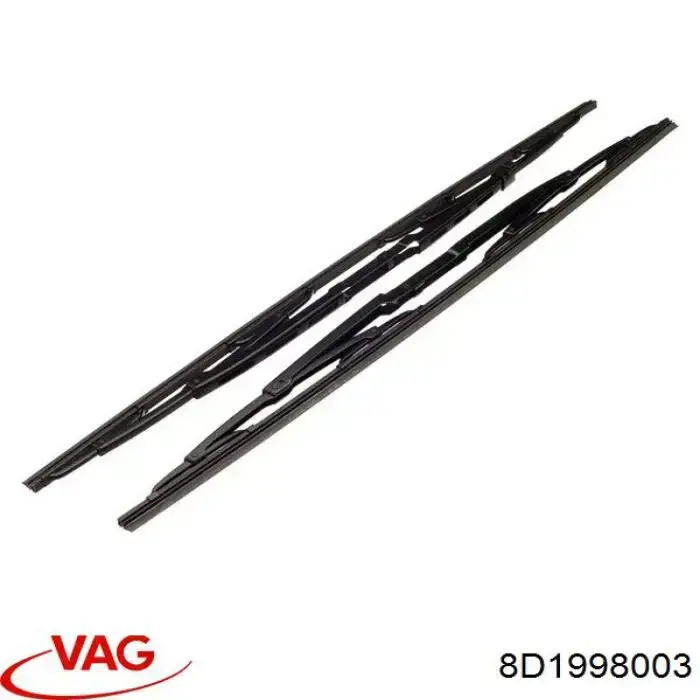 Limpa-pára-brisas do pára-brisas, kit de 2 un. VAG 8D1998003 preço, a partir de 26,20 USD