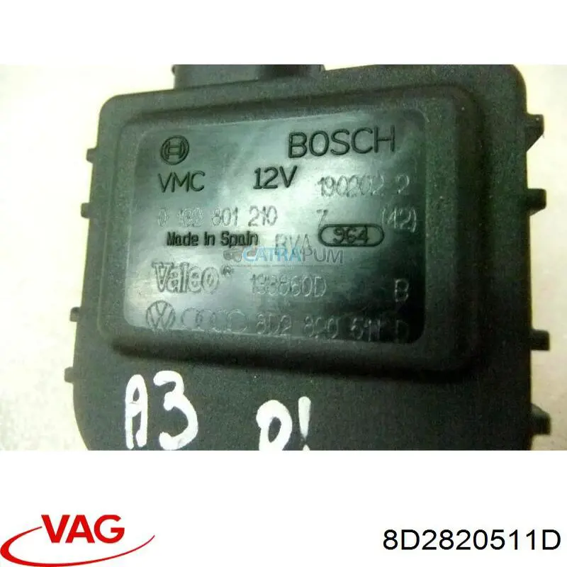 Acionamento de comporta de forno VAG 8D2820511D preço, a partir de 454,62 USD