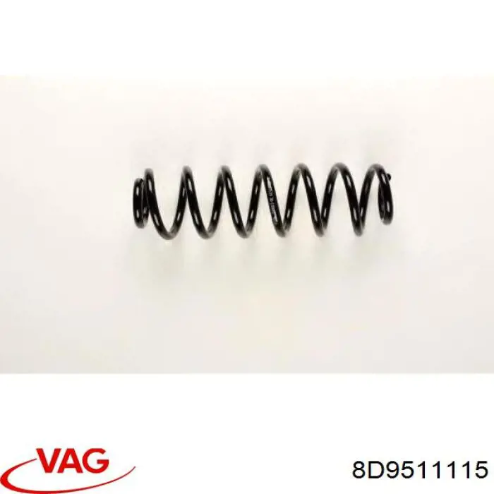 Compre 8D9511115 VAG Mola traseira