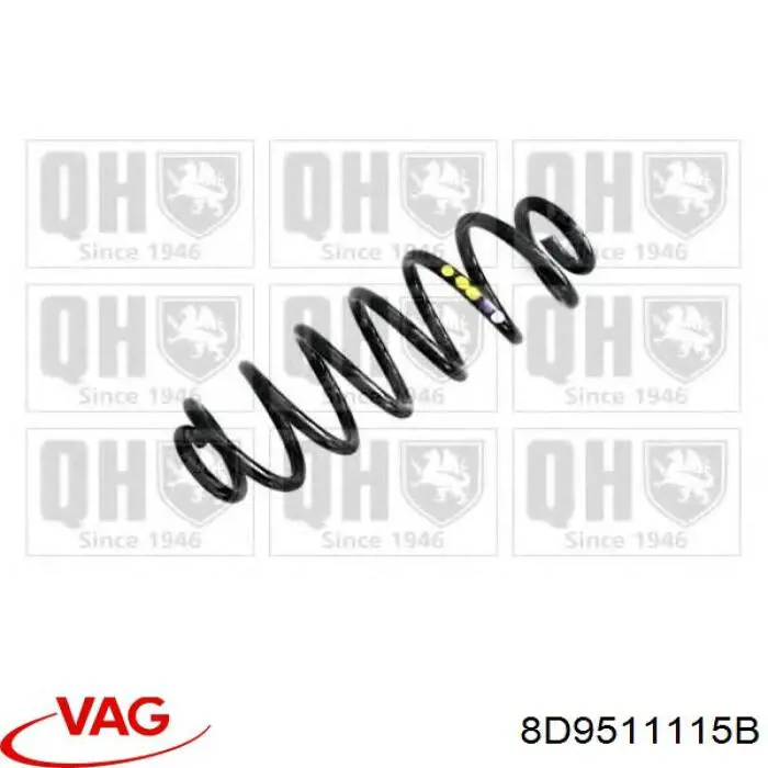 Compre 8D9511115B VAG Mola traseira