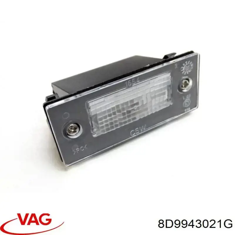 8D9943021G VAG Lanterna da luz de fundo de matrícula traseira