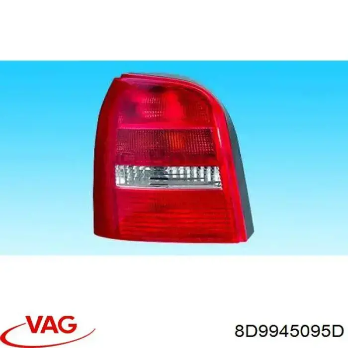 8D9945095D VAG Lanterna traseira esquerda