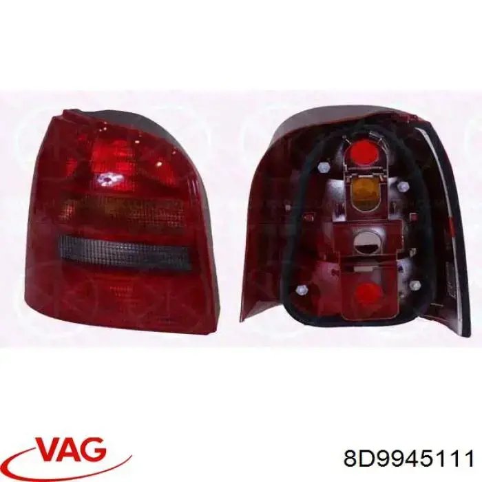 Compre 8D9945111 VAG Lanterna traseira esquerda