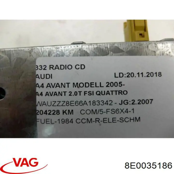  8E0035186 VAG