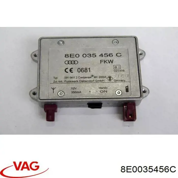 8E0035456C VAG Reforçador do sinal de antena