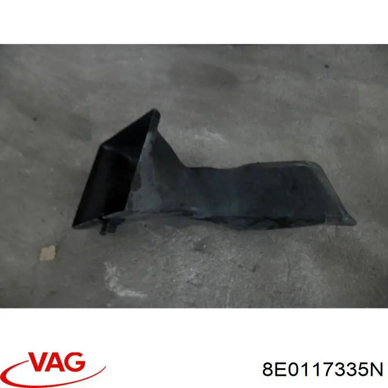 8E0117335N VAG Difusor de intercooler
