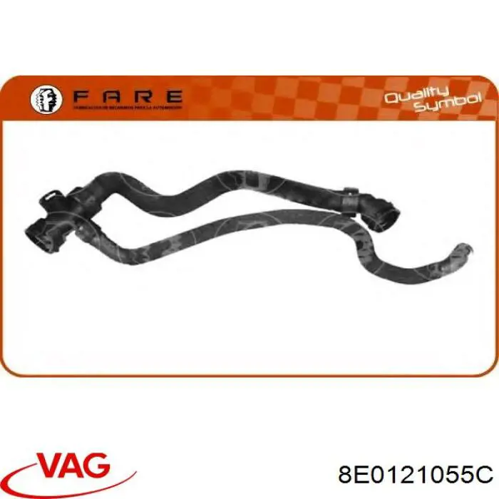 Mangueira (cano derivado) inferior do radiador de esfriamento VAG 8E0121055C preço, a partir de 43,84 USD