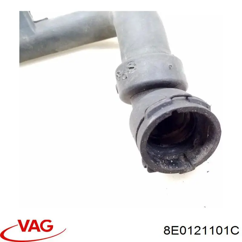 8E0121101C VAG Mangueira (cano derivado) do radiador de esfriamento superior