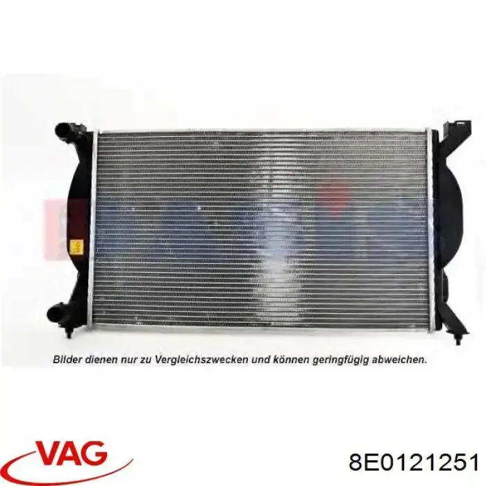 Radiador de esfriamento de motor VAG 8E0121251 preço, a partir de 81,44 USD