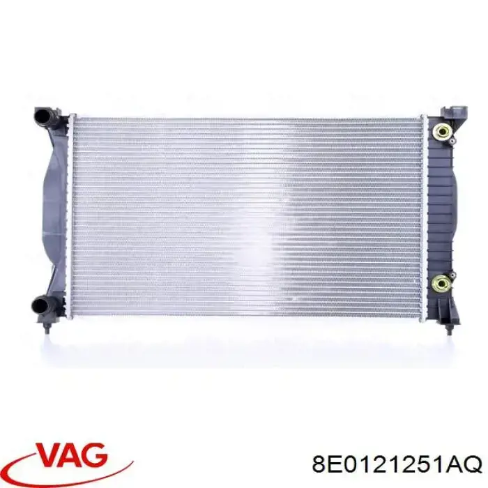 8E0121251AQ VAG Radiador de esfriamento de motor