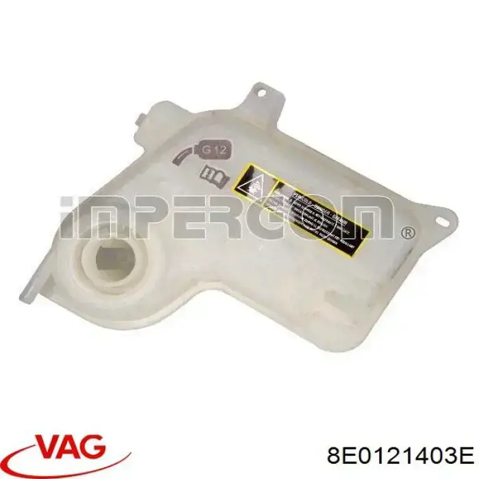8E0121403E VAG Tanque de expansão do sistema de esfriamento